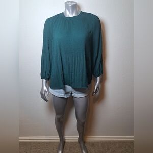 Adrianna Papell Teal Blouse